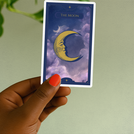 Moon Phase Kiss-Cut Stickers | Celestial Art for Laptop, Journal, and Decor | Astrology, Gift for Her, Tarot Lovers